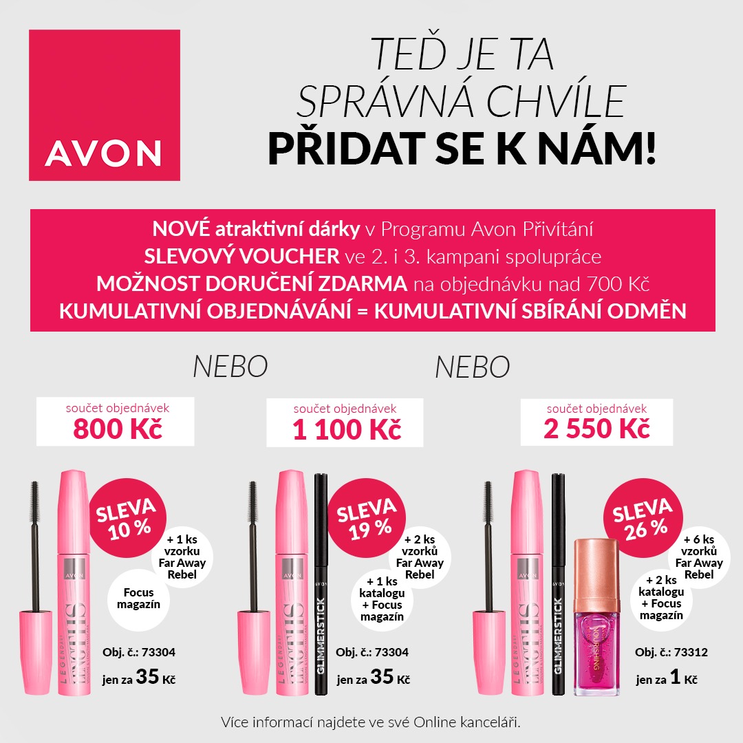 Program Avon přivítání – ilustrační obrázek